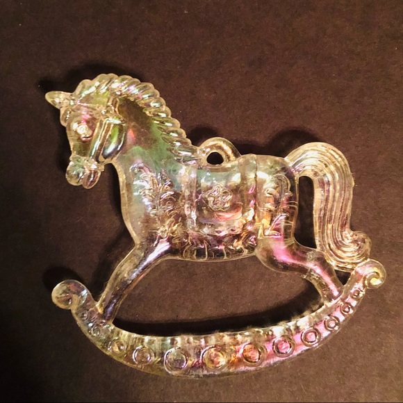 Iridescent Rocking Horse Ornament - Picture 2 of 6